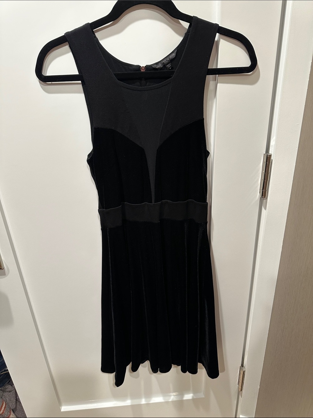 Classic Black Sleeveless Fit-and-Flare Dress